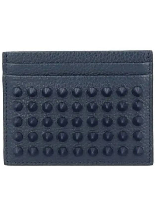 Chios Spike Card Wallet Navy - CHRISTIAN LOUBOUTIN - BALAAN 2