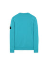 Compass Patch Crew Neck Sweatshirt Blue - STONE ISLAND - BALAAN 3