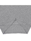 Logo Patch Crew Neck Cotton Nylon Knit Top Heather Grey - STONE ISLAND - BALAAN 9