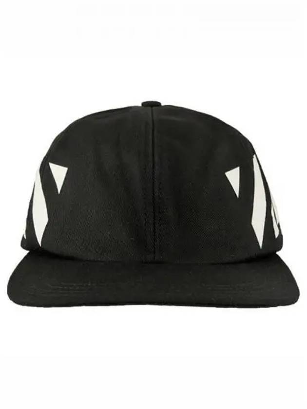 Diagonal Print Ball Cap Black - OFF WHITE - BALAAN 2