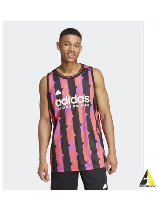 adidas tee tank top black purple IX1341 - ADIDAS - BALAAN 1