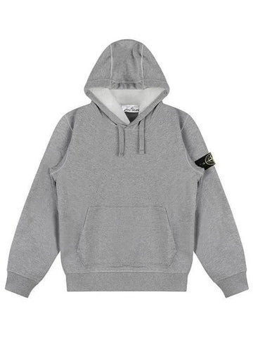 23SS 101564151 A0M64 Wappen Patch Hoodie Gray 988558 - STONE ISLAND - BALAAN 1