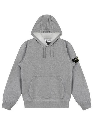 23SS 101564151 A0M64 Wappen Patch Hoodie Gray 988558 - STONE ISLAND - BALAAN 1