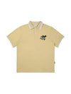 Malbon Palm Tree Polo T-Shirt MUSTARD MAN M3321PTS43MUS - MALBON GOLF - BALAAN 1