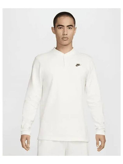 Club Henry Long Sleeve T-Shirt White - NIKE - BALAAN 2