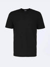 Slim Fit OrGANNIc Ice Cotton Short Sleeve T-Shirt Black - ZANONE - BALAAN 2