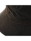 Wax Logo Bucket Hat Olive - BARBOUR - BALAAN 7