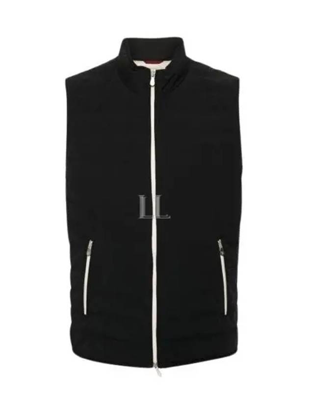 Zip-Up Down Vest Black - BRUNELLO CUCINELLI - BALAAN 2