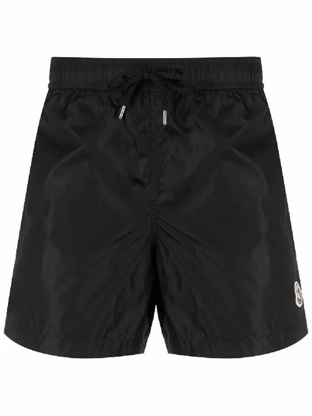 Logo Swim Shorts Black - MONCLER - BALAAN 2