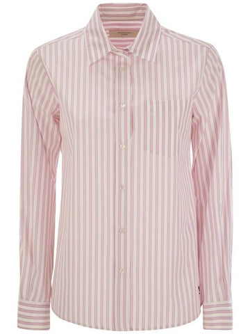 BAHAMAS - Striped cotton poplin shirt - WEEKEND MAX MARA - BALAAN 1