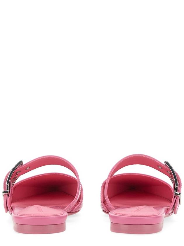 Punk Stud Toe Flat Mules Pink - ALEXANDER MCQUEEN - BALAAN 4