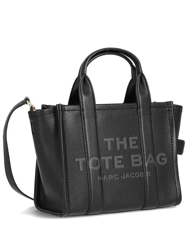 Small Leather Tote Bag Black - MARC JACOBS - BALAAN 3