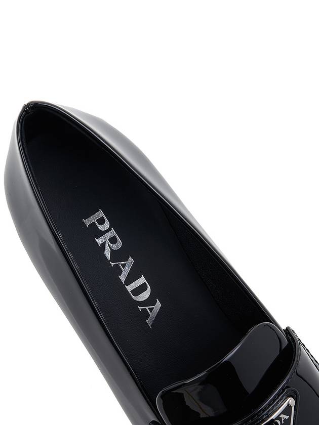 Women's Triangular Logo Brushed Loafers 1D276N 069 F0002 - PRADA - BALAAN 8