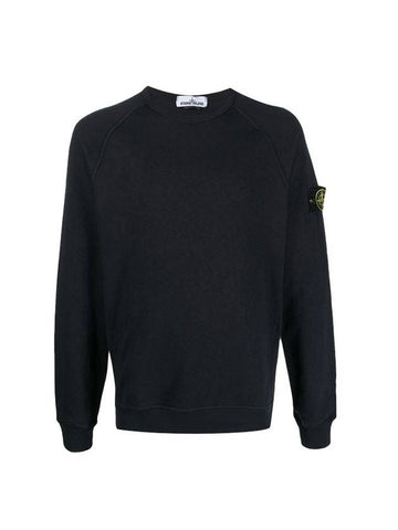 Wappen Patch Round Sweatshirt Navy - STONE ISLAND - BALAAN 1