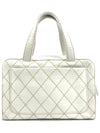 Wild Stitch White Tote Bag - CHANEL - BALAAN 5