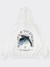 Glowing Birphin Bird Dolphin Hoodie White - AOX - BALAAN 8