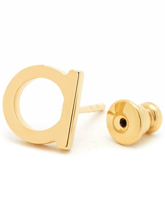 Gancini Small Earrings Gold - SALVATORE FERRAGAMO - BALAAN 7