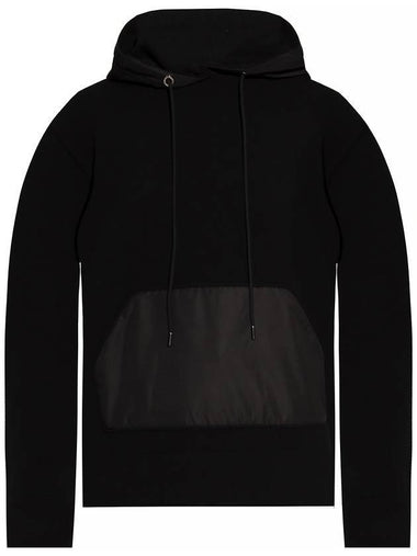 Arm Logo Hoodie Black - MONCLER - BALAAN 1