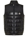 Cerces Logo Patch Down Padded Vest Black - MONCLER - BALAAN 2