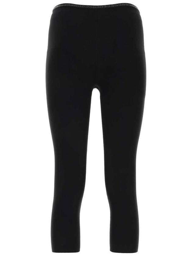 23 fw cropped leggings WITH CRYSTALSTUDDED logo band 1KC3234024 001 B0230433928 - ALEXANDER WANG - BALAAN 3