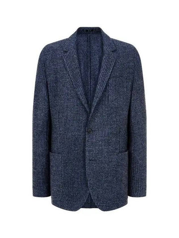 No cheat single tweed jacket light navy 270607 - PAUL SMITH - BALAAN 1