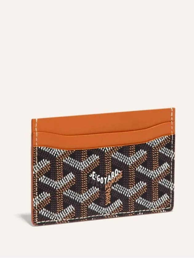 Saint Sulpice Card Holder Black Tan - GOYARD - BALAAN 4