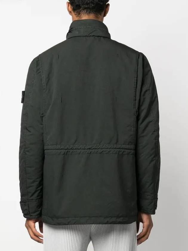 Men's Logo Patch Jacket Black - STONE ISLAND - BALAAN 5