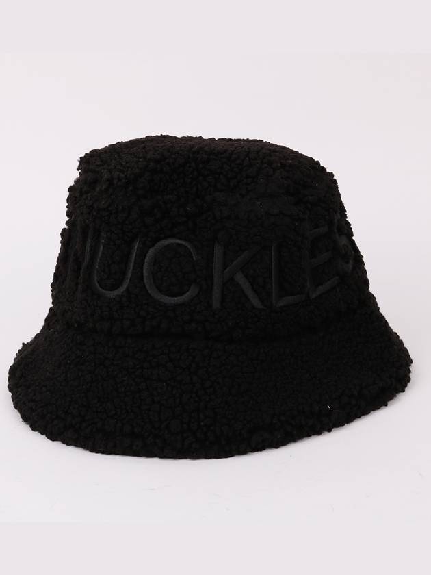 Black Big Logo Cobble Bucket Hat - MOOSE KNUCKLES - BALAAN 3