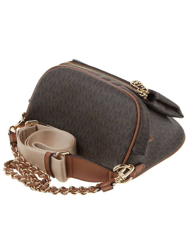 Slater Monogram Print Cross Bag Brown - MICHAEL KORS - BALAAN 5