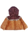 Kids Scallop Yoke Hooded Cardigan BB172028 680 - MISHA&PUFF - BALAAN 3