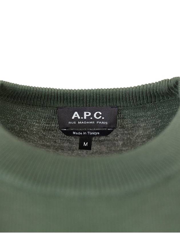 Mayeul Crewneck Sweatshirt Green - A.P.C. - BALAAN 4