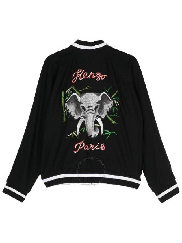 Elephant Reversible Embroidery Jacket Black - KENZO - BALAAN 3