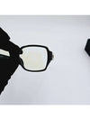 Heart Logo Glasses Square Blue Light Black A71470 - CHANEL - BALAAN 4