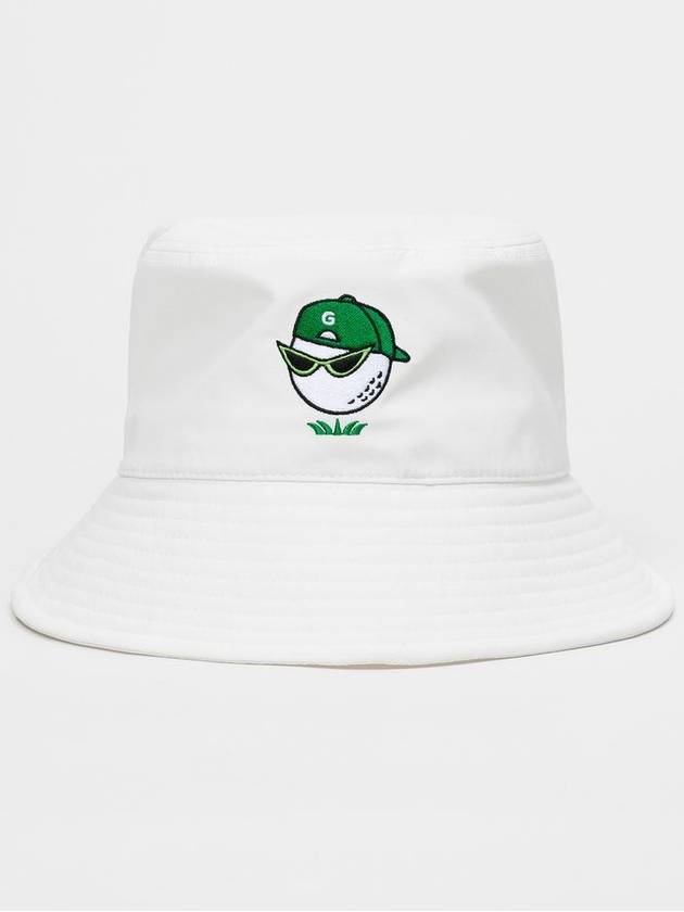 Swag Ball Casual Fit Bucket Hat White - GOXO - BALAAN 1