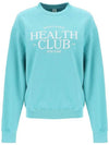 Health Club Print Cotton Sweatshirt Mint - SPORTY & RICH - BALAAN 2