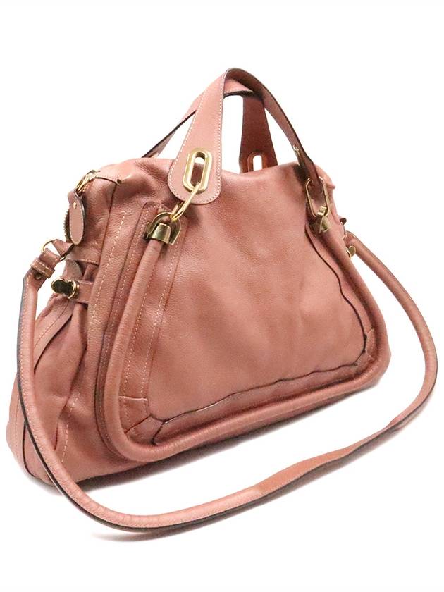 Women Chloe 8HS890 Pink Leather PARATY Large Shoulder 2WAY gt bag Gangbuk used luxury goods - CHLOE - BALAAN 4