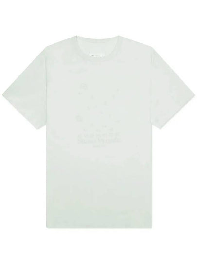 Numeric Embroidered Logo Mako Cotton Short Sleeve T-Shirt White - MAISON MARGIELA - BALAAN 2