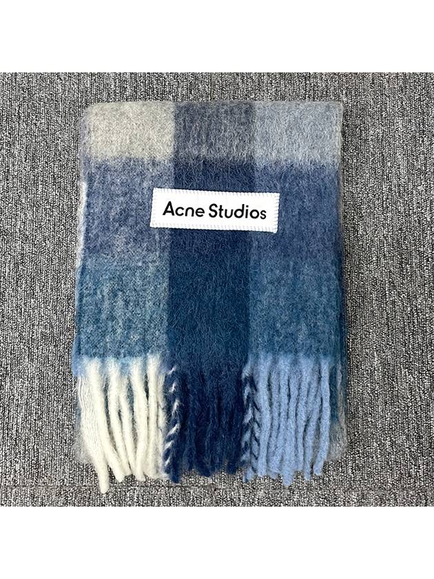 Muffler Scarf CA0084 DQF INDIGO GRAY LIGHT BLUE - ACNE STUDIOS - BALAAN 4