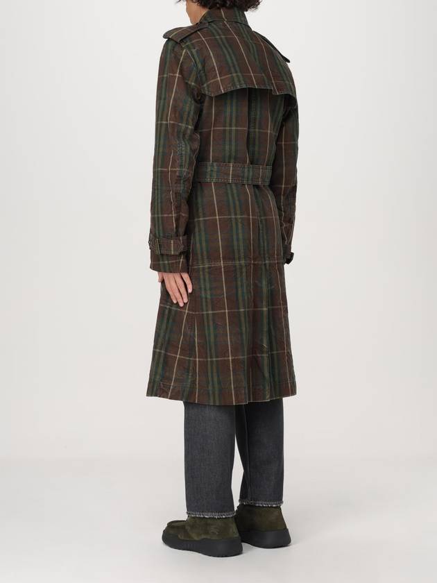 Double Breasted Check Long Trench Coat Tor - BURBERRY - BALAAN 4