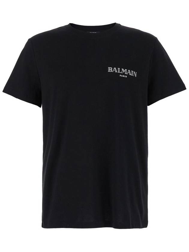 Silver Balmain Vintage T-Shirt - Classic Fit - BALMAIN - BALAAN 1