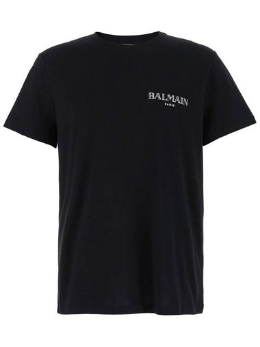 Silver Balmain Vintage T-Shirt - Classic Fit - BALMAIN - BALAAN 1