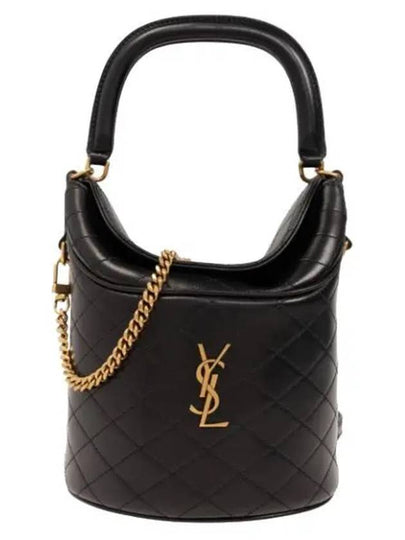 Gaby Lambskin Shoulder Bag Black - SAINT LAURENT - BALAAN 2