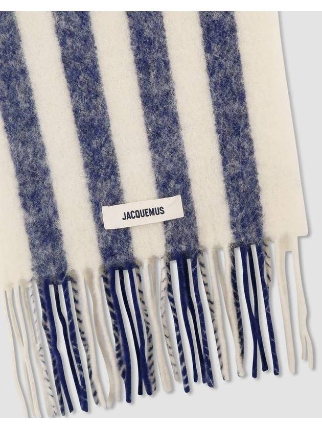 Jacquemus Reshap Caro Striped Muffler Scarf Unisex - JACQUEMUS - BALAAN 3