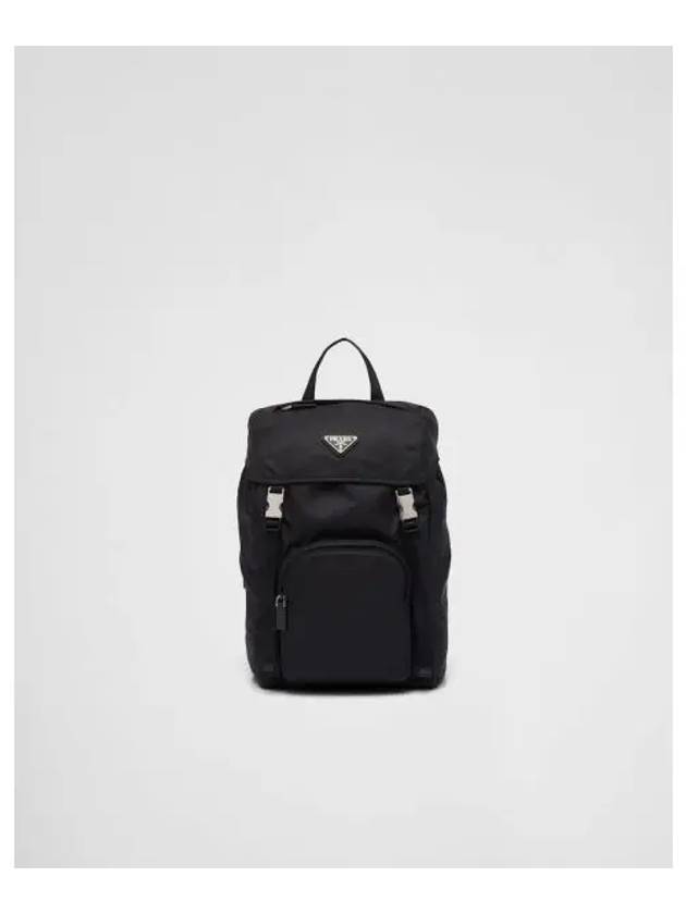 Triangle Logo Re-Nylon Backpack Black - PRADA - BALAAN 2