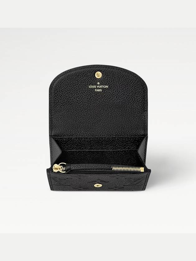 Rosalie Monogram Coin Wallet Black - LOUIS VUITTON - BALAAN 4