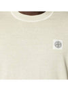 Organic Cotton Short Sleeve T-Shirt Pistachio - STONE ISLAND - BALAAN 6