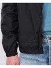 Hooded zip-up black windbreaker - IKALOOOK - BALAAN 9