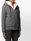 Classic Bunny Fur Zip-up Hoodie Grey - MOOSE KNUCKLES - BALAAN 4