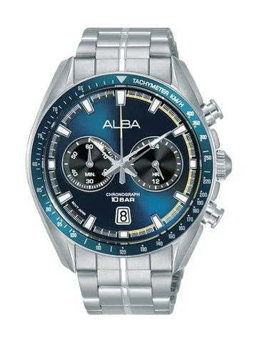 Men s Metal Wrist Watch Chrono A4B017X1 - SEIKO ALBA - BALAAN 1