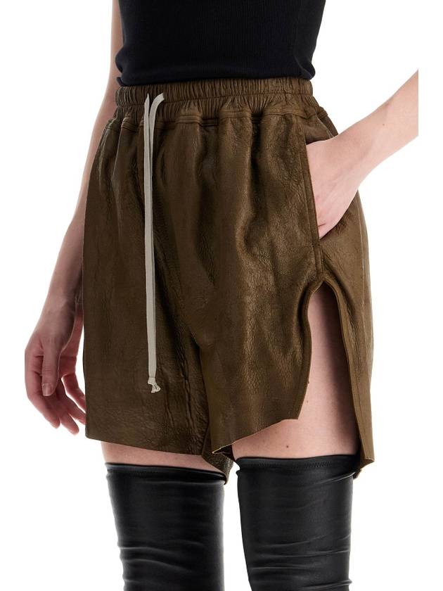 leather shorts for men - RICK OWENS - BALAAN 4